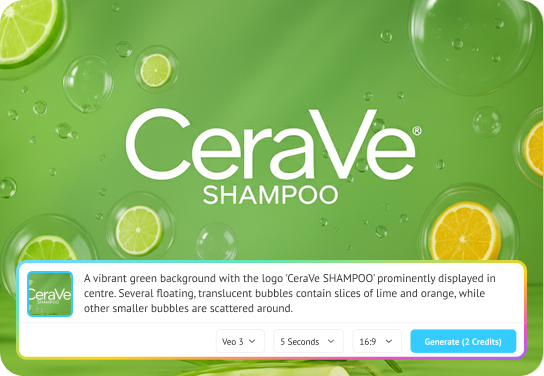 creating logo reveal using AI photo to video generator